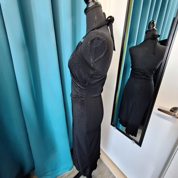 Short Party Dress Size Medium Black - Picture 2 of 3